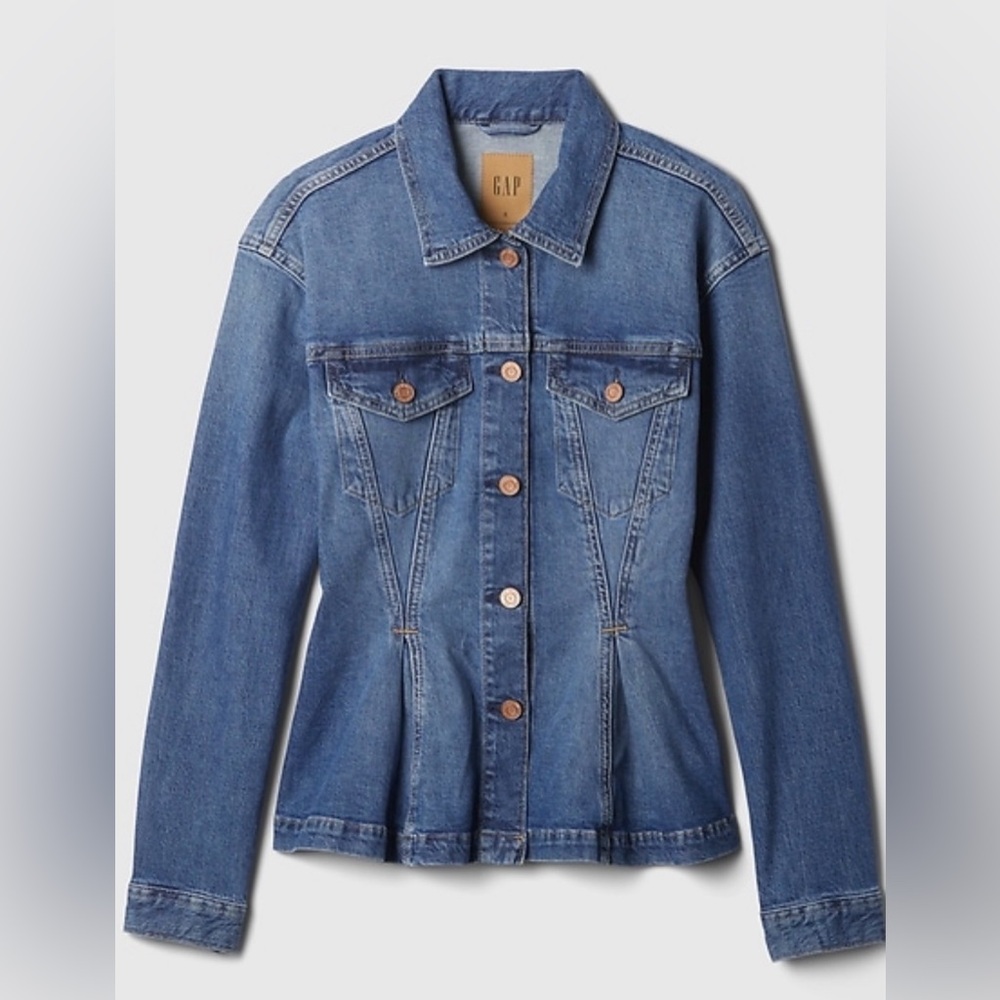 Gap Medium Wash Denim Jacket - image 7